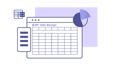 Table manager plugin for WordPress