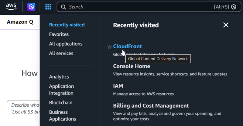 cloudfront-menu