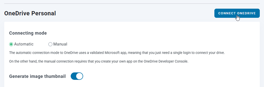connect-auto-onedrive-personal