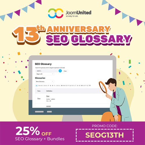 SEO Glossary Anniversary