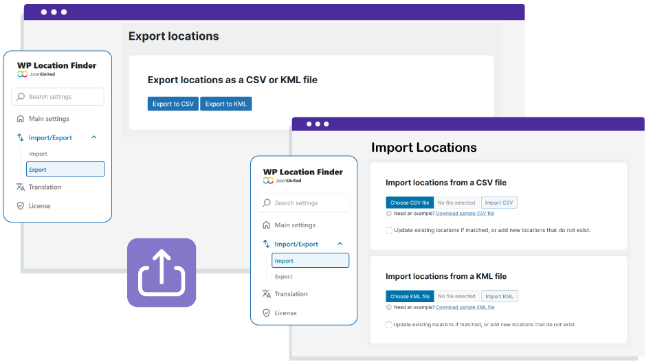 Effortless Location Management with Import & Export