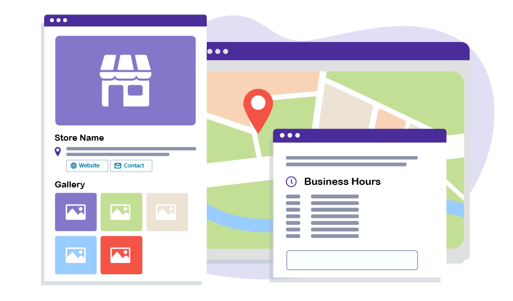 Detailed profiles for each Google Maps location