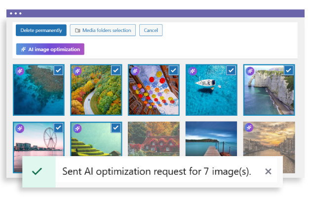 Lightning-fast image AI SEO optimization
