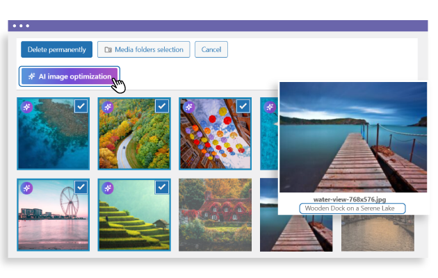 WordPress image AI for effortless SEO image optimization