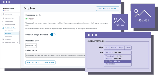 Generate and move media thumbnails to Dropbox
