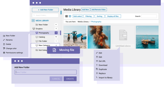 Manage Dropbox Files and Folders