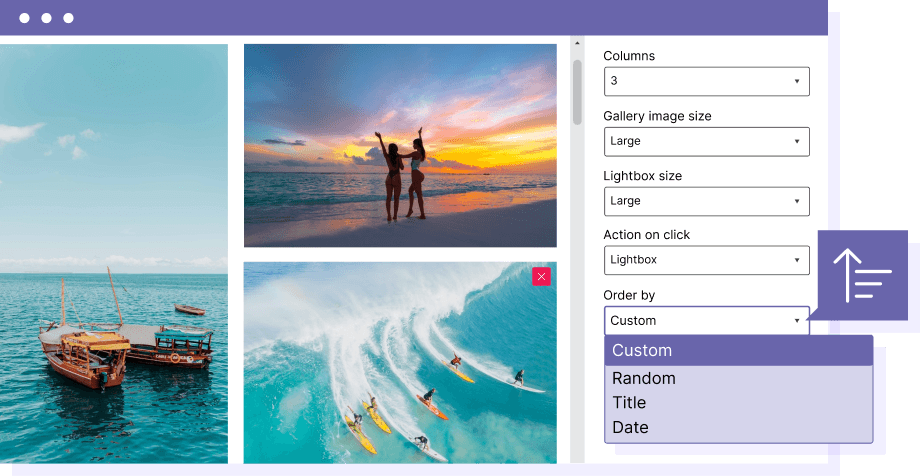 Sort Images in Your Media Folder Galleries