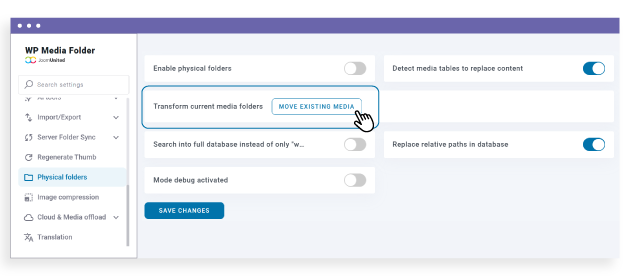 Physical media URL does not impact performance