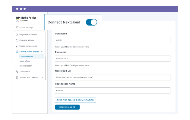 How to easily connect Nextcloud to the media library?