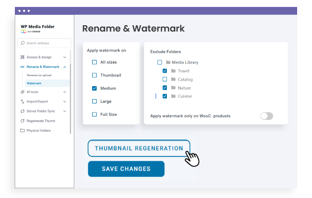 Add watermark to WordPress existing images