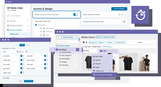 Limit access to media folder for shop managers