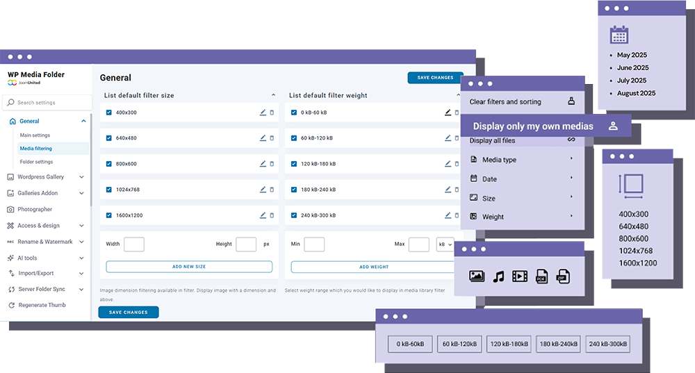 Sort and filter your WordPress media library