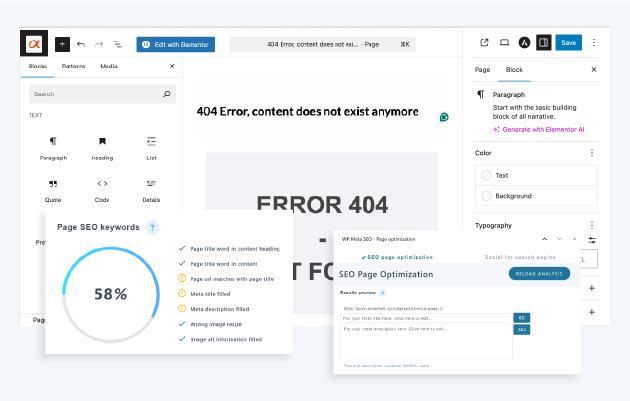 WordPress SEO for the WordPress Gutenberg editor