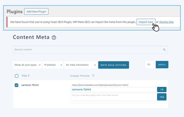 WP Meta SEO vs Yoast SEO plugin