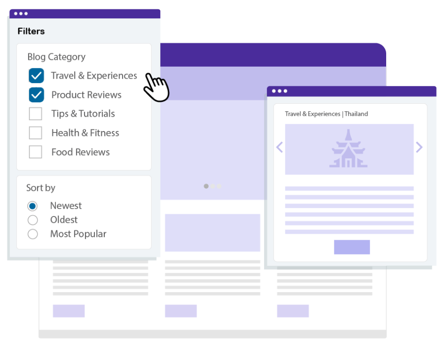 Easy to setup WordPress content filtering