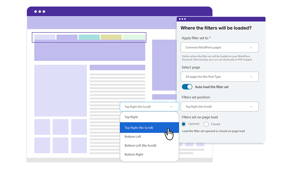 Flexible display options