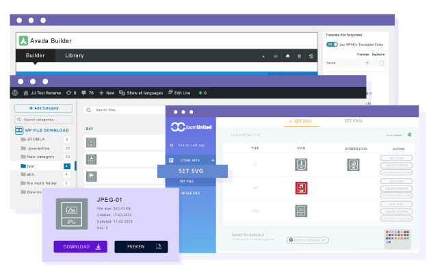 Create a custom design for your Download manager in Avada Fusion builder
