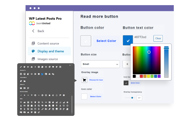 Customize the latest posts design with the WPBakery element