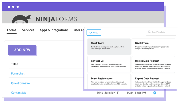 From Gravity Forms to a WordPress table