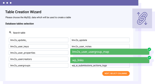 Connect external non WordPress table