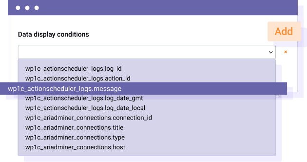 Add custom WordPress display conditions