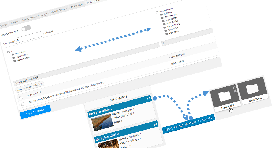 export-and-sync-folders