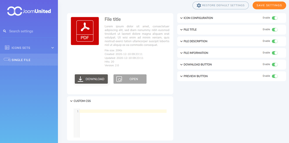 single-file-dashboard