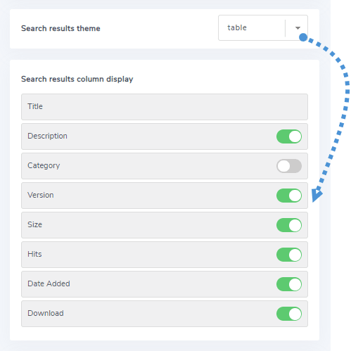 table-options