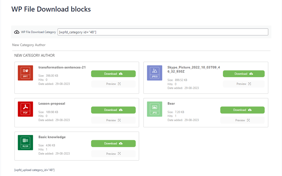 wp-file-download-category-preview