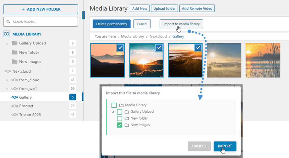 import-nextcloud-local