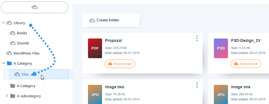 Manage-OneDrive-Folders-files-WordPress