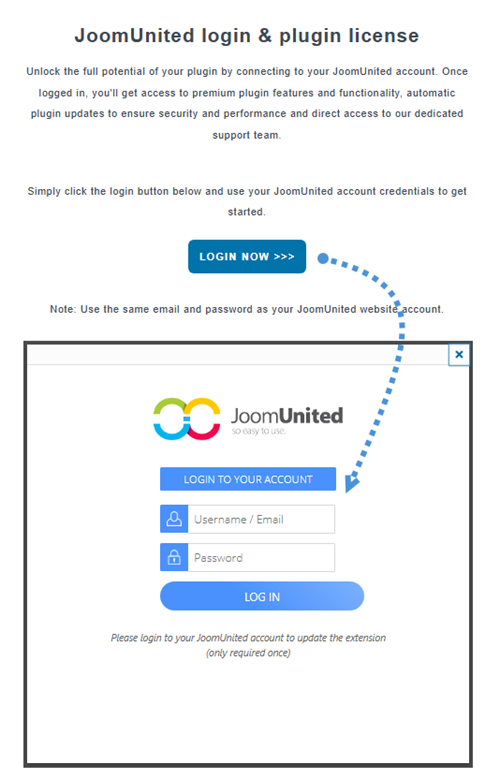 joomunited-login-license