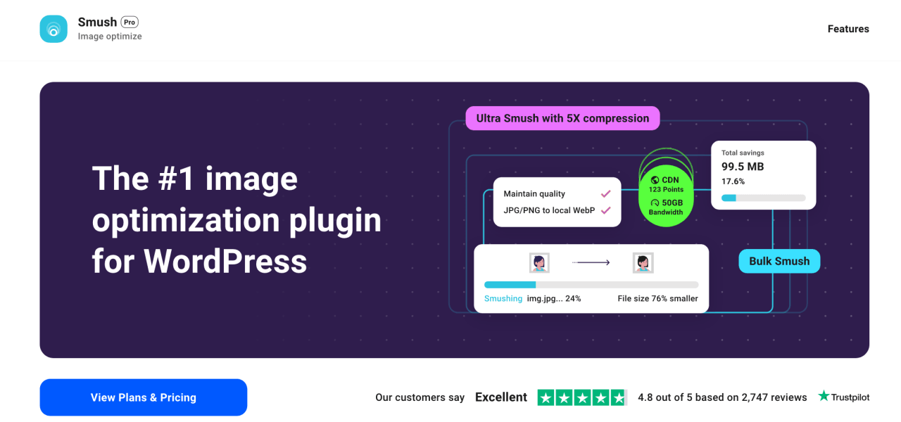 WP Smush Image Optimization Plugin