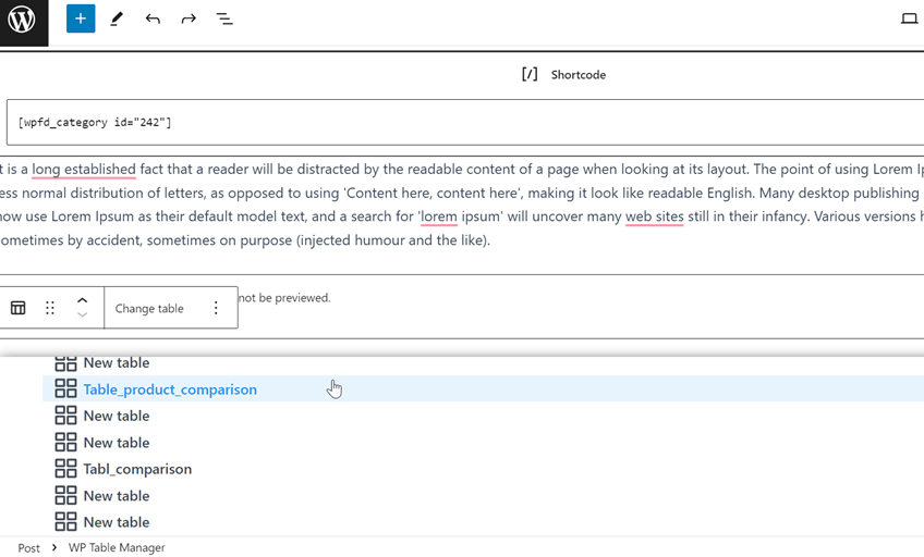 Choose Table How to Build a Product Comparison Page on WordPress