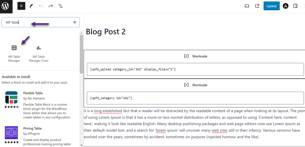 Click WP Table Manager How to Build a Product Comparison Page on WordPress