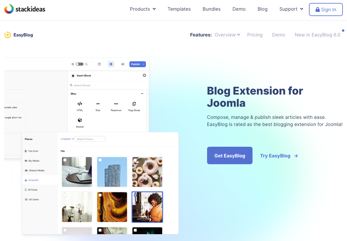 Blog Extension for Joomla