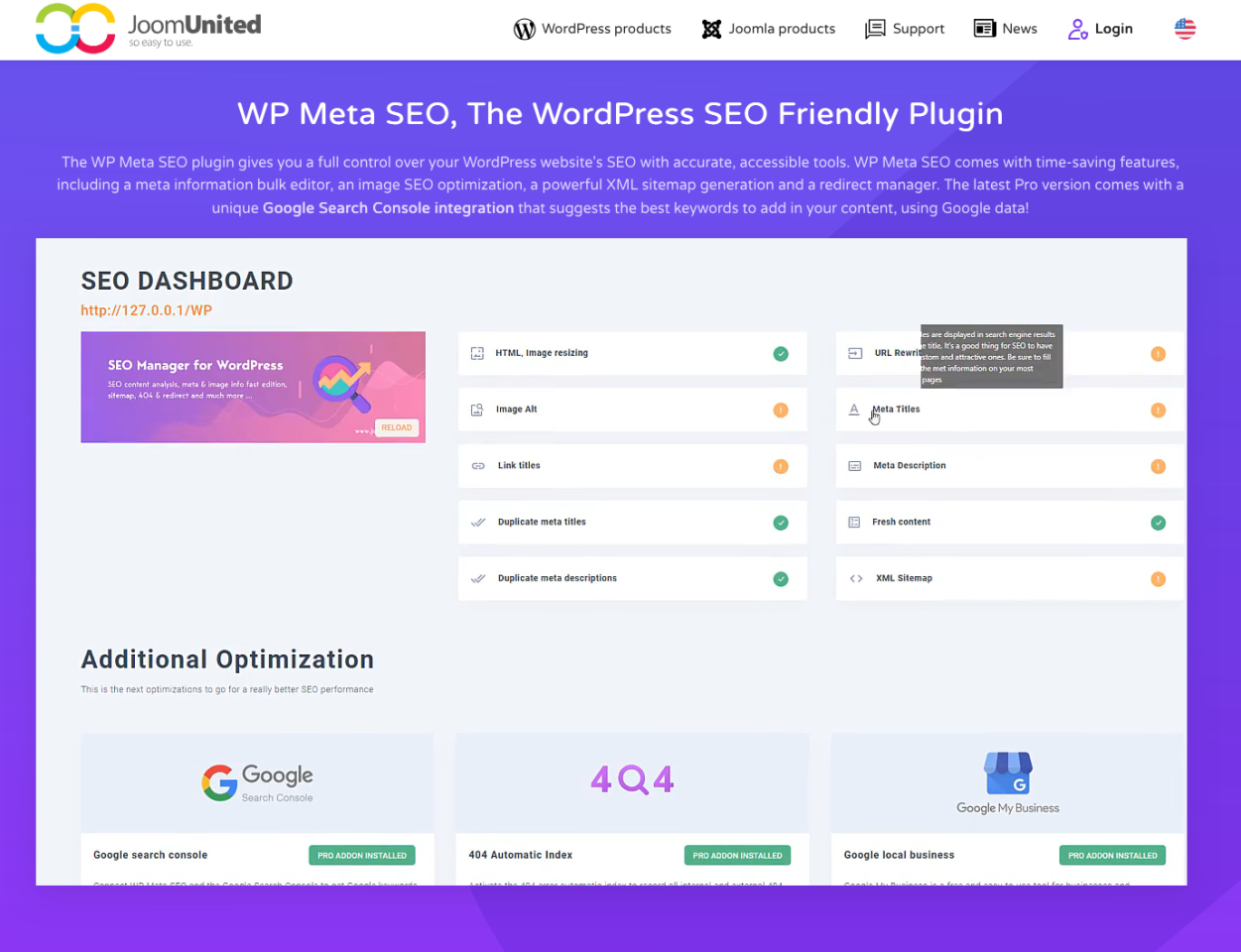 User-friendly WordPress SEO plugin