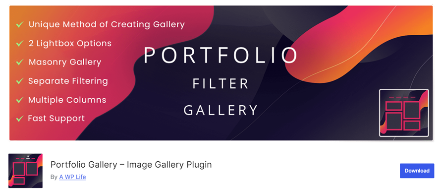 Portfolio Gallery - 15+ Best WordPress Photo Gallery Plugins