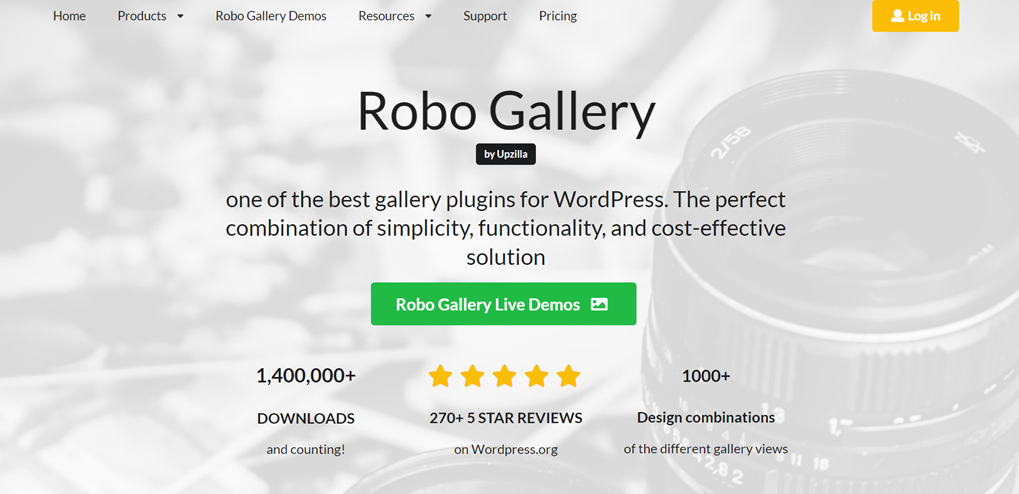 Robo Gallery - 15+ Best WordPress Photo Gallery Plugins