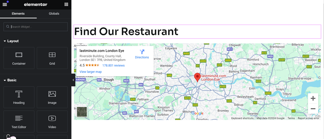 Adding Location - How to Build a Restaurant Website in WordPress