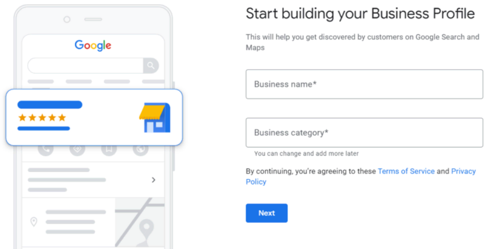 Creating a Google Business Account