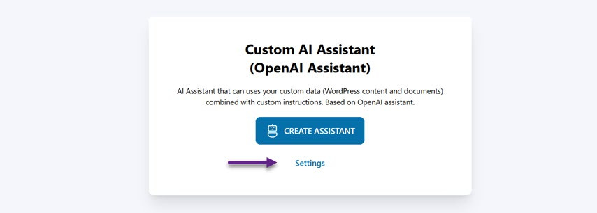 Click Settings - How to Add OpenAI ChatGPT to WordPress (Step-by-step)