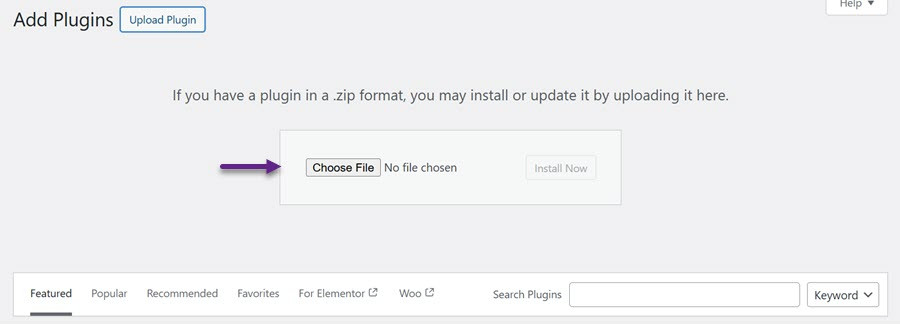 Choose File - How to Add an AI Chatbot to Your WordPress Site Using ChatGPT