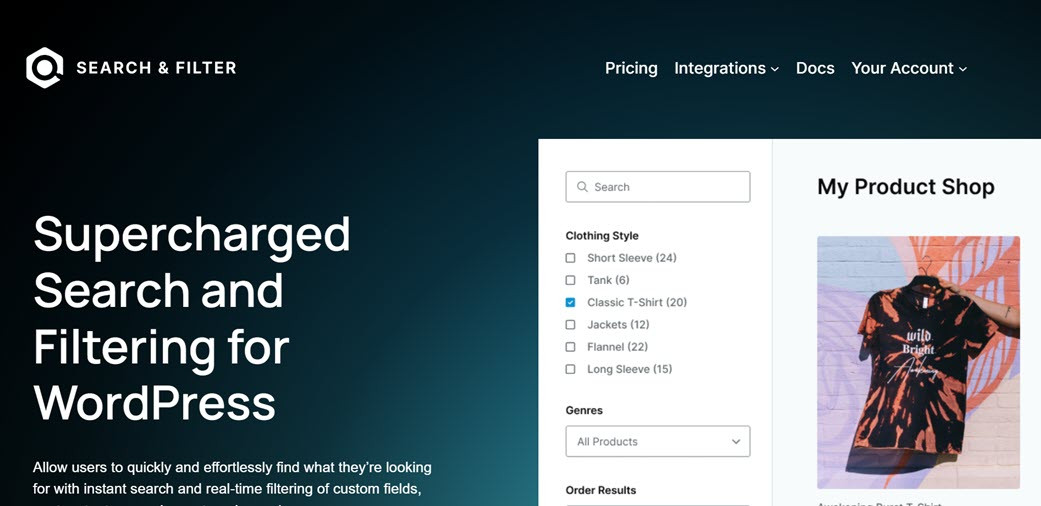 Search Filter Pro - Best WordPress Search and Filter Plugin