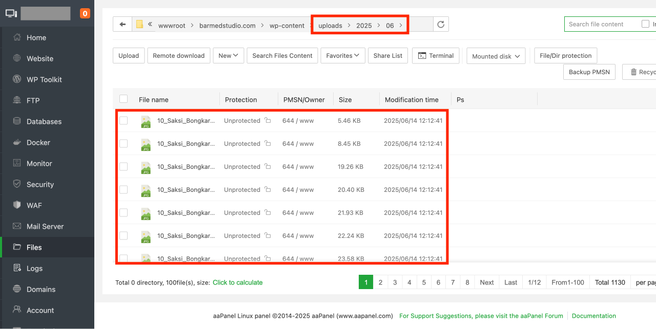 Image Upload Location in WordPress