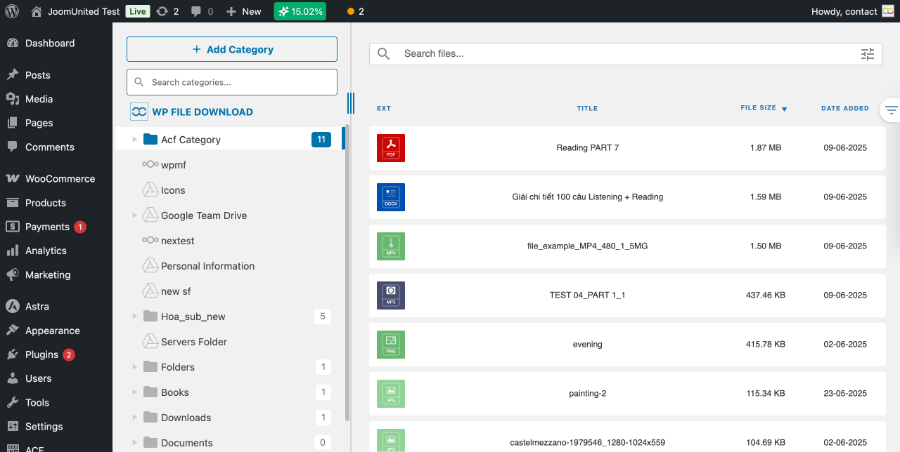 Author File Repository Access
