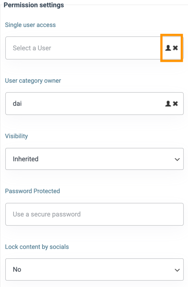Set Category Owner Permissions