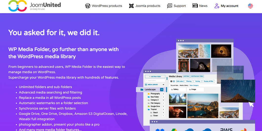 WP Media Folder - 14+ Best Featured Image Plugins and Tutorials for WordPress (Compared)