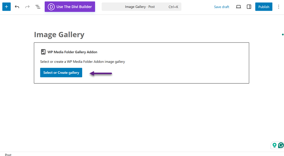 Select Gallery - How to Create an Image Gallery in WordPress (Step by Step)
