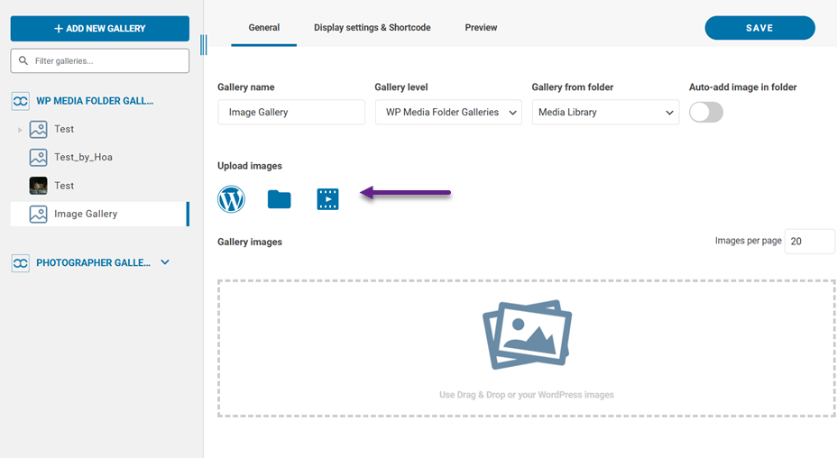Upload Image - How to Create an Image Gallery in WordPress (Step by Step)